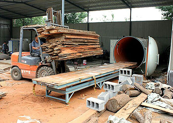 高頻真空木材干燥機
